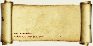 Zorana Radovanović vizit kartica